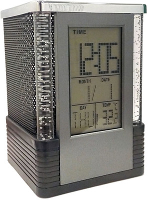 CRETE Digital Black Clock