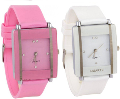 KNACK Pink and White square shape simple and professional women Watch - For Girls
KNACK Pink and White square shape simple and professional women Watch - For Girls
