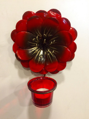 Shivay Arts Flower Wall Hanging Tealight Candle Holder Iron 1 - Cup Tealight Holder(Red, Pack of 1)
Shivay Arts Flower Wall Hanging Tealight Candle Holder Iron 1 - Cup Tealight Holder(Red, Pack of 1)