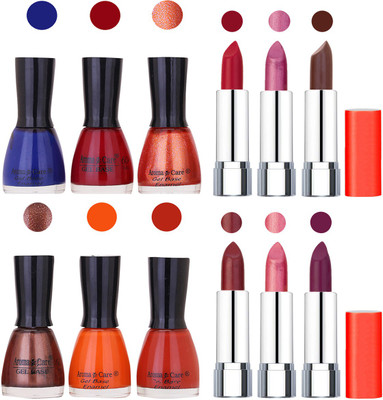 Aroma Care Wholesale Rate Combo of Nail Polish and Rythm Lipstick 096(Set of 12)
Aroma Care Wholesale Rate Combo of Nail Polish and Rythm Lipstick 096(Set of 12)