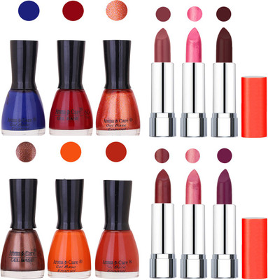 Aroma Care Wholesale Rate Combo of Nail Polish and Rythm Lipstick 111(Set of 12)
Aroma Care Wholesale Rate Combo of Nail Polish and Rythm Lipstick 111(Set of 12)