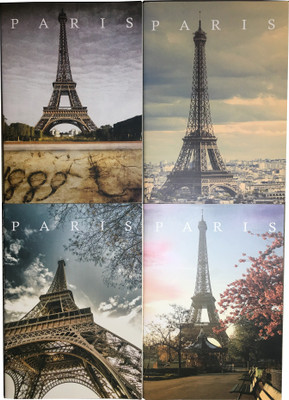 Goonj Creations A4 Notebook(Complete Paris Travel Notebook Series ( set of 4 ), Multicolor, Pack of 4)
Goonj Creations A4 Notebook(Complete Paris Travel Notebook Series ( set of 4 ), Multicolor, Pack of 4)