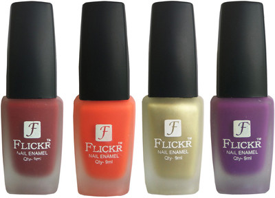 Flickr VELVET MATTE NAIL Polish Reddish Maroon,Orange,Golden,Purple(Pack of 4)
Flickr VELVET MATTE NAIL Polish Reddish Maroon,Orange,Golden,Purple(Pack of 4)