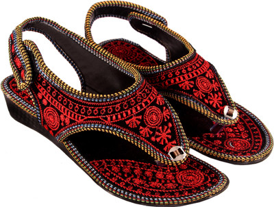 Glam World Women Red_1 Flats