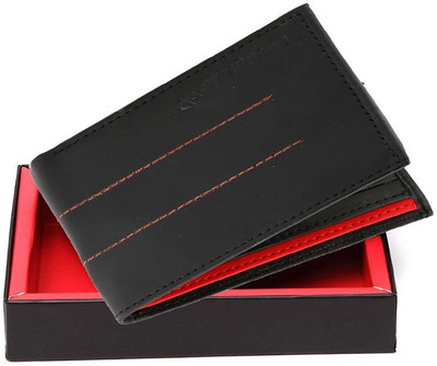 Elligator Men Formal Multicolor Artificial Leather Wallet(6 Card Slots), Blackred-02
Elligator Men Formal Multicolor Artificial Leather Wallet(6 Card Slots), Blackred-02