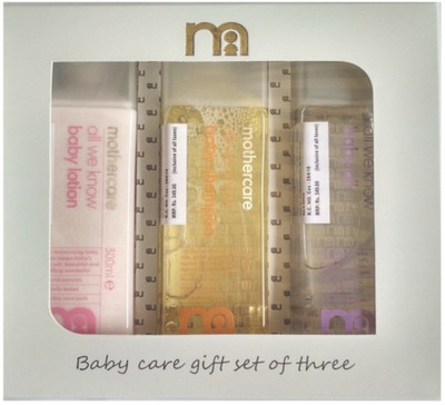 Mothercare Mother Care Combo Kit (Shampoo300ml,Baby Lotion 300ml,Baby Oil 300ml )(Multicolor)
Mothercare Mother Care Combo Kit (Shampoo300ml,Baby Lotion 300ml,Baby Oil 300ml )(Multicolor)