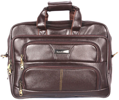HANDCUFFS Leather Office Bag 16 Inch Laptop Bag For Men - Brown Waterproof Messenger Bag(Brown, 16 inch)
HANDCUFFS Leather Office Bag 16 Inch Laptop Bag For Men - Brown Waterproof Messenger Bag(Brown, 16 inch)