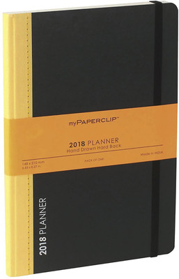 mypaperclip A5 Planner/Organizer(192 Pages 2018 Hand Drawn Hard Back Planner, Yellow)
mypaperclip A5 Planner/Organizer(192 Pages 2018 Hand Drawn Hard Back Planner, Yellow)