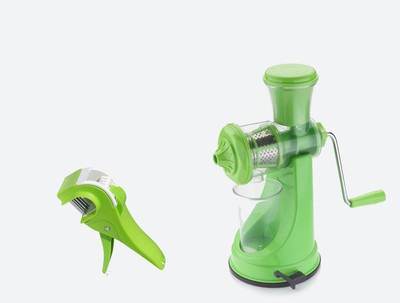 handy fruite and vegetable juicer and veg cutter Plastic Hand Juicer(Green Pack of 2)
handy fruite and vegetable juicer and veg cutter Plastic Hand Juicer(Green Pack of 2)