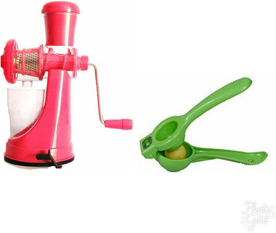 Able ABLE-JC009 Plastic Hand Juicer(Multicolor Pack of 2)