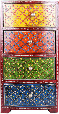 APKAMART Handicraft Wooden Jewelry Box - Multi Utility Box for Table Decoration and Gifts Makeup and jewellery Vanity Box(Multicolor)
APKAMART Handicraft Wooden Jewelry Box - Multi Utility Box for Table Decoration and Gifts Makeup and jewellery Vanity Box(Multicolor)