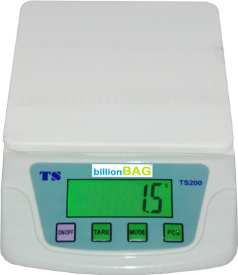 Billionbag Auto Backlight Electronic TS200 Platinum Digital Compact Scale, 10 Kg Capacity Best Qualtiy Kitchen Use Weighing Scale(White)
Billionbag Auto Backlight Electronic TS200 Platinum Digital Compact Scale, 10 Kg Capacity Best Qualtiy Kitchen Use Weighing Scale(White)