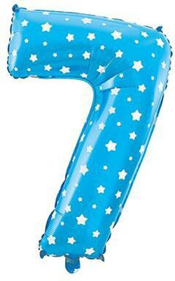 Balloons Printed 14" Number "7" Blue With White Dotted Mini Shape Foil Balloon Airwalker(Blue, Pack of 1)
Balloons Printed 14" Number "7" Blue With White Dotted Mini Shape Foil Balloon Airwalker(Blue, Pack of 1)