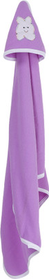 First Trend Cartoon Hooded Baby Blanket(Polyester, Purple