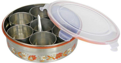 Joyo Masala Box - 100 ml Steel Spice Container(Brown)