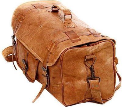 CraftShades 18 inch/46 cm (Expandable) Handmade leather duffel bag Travel Duffel Bag(Brown)
CraftShades 18 inch/46 cm (Expandable) Handmade leather duffel bag Travel Duffel Bag(Brown)