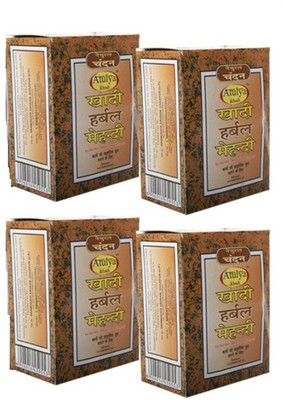 Khadi Natural Brown Mehndi Natural Mehendi(Pack of 4)