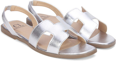 CL by Carlton London Women SILVER Flats