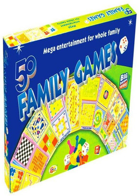SMART SKILL TOYS AND GAMES - EKTA 50 IN 1 FAMILY GAMES BOARD PACK Board Game