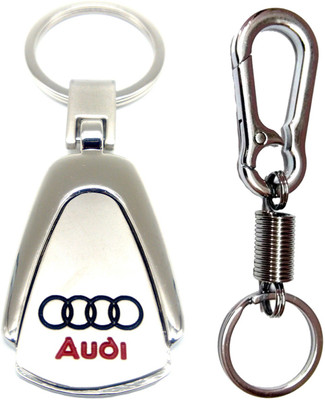 City Choice New Combo of Audi & Spring Hook Locking Key Chain(Multicolor)