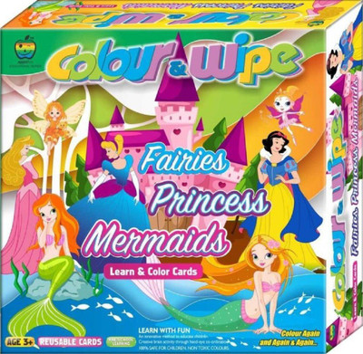 Goyal Applefun Colour & Wipe Mini Fairies, Princess Mermaids (Multicolor)(Multicolor)
Goyal Applefun Colour & Wipe Mini Fairies, Princess Mermaids (Multicolor)(Multicolor)