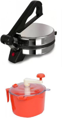 VIVAAN Roti Maker with Plastic Detachable Dough Maker (Red, White) Roti/Khakhra Maker(Red)
VIVAAN Roti Maker with Plastic Detachable Dough Maker (Red, White) Roti/Khakhra Maker(Red)