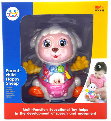 HALO NATION Happy Talking Sheep Lamb Bump and Go Music and Lights Learning Toys for Baby Kids(Multicolor)
HALO NATION Happy Talking Sheep Lamb Bump and Go Music and Lights Learning Toys for Baby Kids(Multicolor)