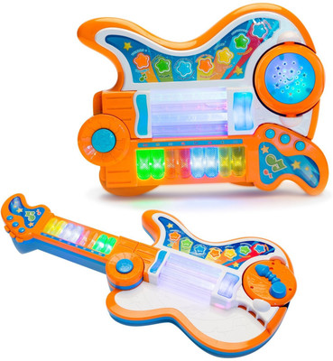 Toys Bhoomi 4-in-1 Musical Magic Guitar Piano Drum Projector with Colorful Lights & Water Columns(Multicolor)
Toys Bhoomi 4-in-1 Musical Magic Guitar Piano Drum Projector with Colorful Lights & Water Columns(Multicolor)
