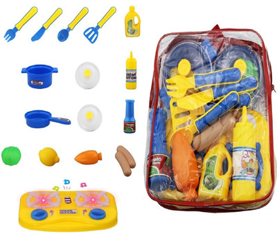 Toys Bhoomi Dream Kitchen Play Food Fruits Vegetables Playset for Pretend Play Cooking Set - 16 Pieces
Toys Bhoomi Dream Kitchen Play Food Fruits Vegetables Playset for Pretend Play Cooking Set - 16 Pieces