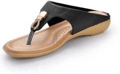 Footsoul Flip Flops, Black