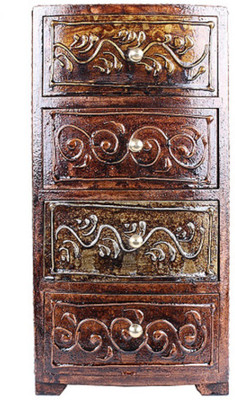 APKAMART Handicraft Wooden Accessory Box - Multi Utility Box for Table Decoration and Gifts Makeup and Jewllery Vanity Box(Copper)
APKAMART Handicraft Wooden Accessory Box - Multi Utility Box for Table Decoration and Gifts Makeup and Jewllery Vanity Box(Copper)