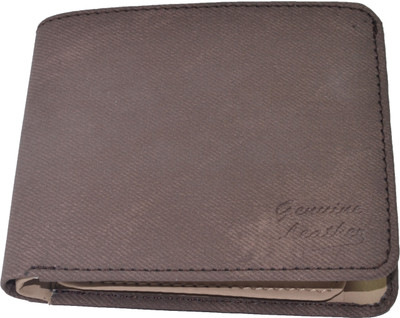 fulten Men Brown Artificial Leather Wallet(3 Card Slots), Multi