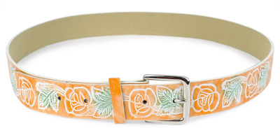 tony brown Women Casual, Party, Evening Orange Texas Leatherite Belt