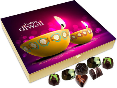 Chocholik Diwali Gift Box - Happy Diwali To All My Wonderful Friends Chocolate Box - 20pc Truffles(240 g)
Chocholik Diwali Gift Box - Happy Diwali To All My Wonderful Friends Chocolate Box - 20pc Truffles(240 g)