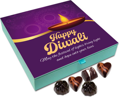 Chocholik Diwali Gift - May This Diwali Bring Lots Of Happiness In Your Life Chocolate Box - 9pc Truffles(108 g)
Chocholik Diwali Gift - May This Diwali Bring Lots Of Happiness In Your Life Chocolate Box - 9pc Truffles(108 g)
