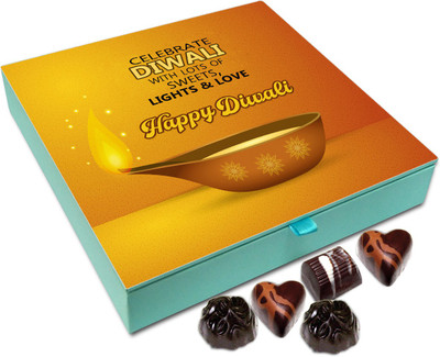 Chocholik Diwali Gift - Celebrate Diwali With Lots Of Sweets Lights And Love Chocolate Box - 9pc Truffles(108 g)
Chocholik Diwali Gift - Celebrate Diwali With Lots Of Sweets Lights And Love Chocolate Box - 9pc Truffles(108 g)