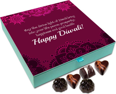 Chocholik Diwali Gift Box - May This Diwali Bring You Health And Happiness Chocolate Box - 9pc Truffles(108 g)
Chocholik Diwali Gift Box - May This Diwali Bring You Health And Happiness Chocolate Box - 9pc Truffles(108 g)