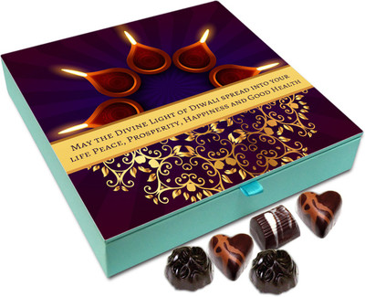 Chocholik Diwali Gift - Divine Light Of Diwali Spread Peace Prosperity Chocolate Box - 9pc Truffles(108 g)
Chocholik Diwali Gift - Divine Light Of Diwali Spread Peace Prosperity Chocolate Box - 9pc Truffles(108 g)