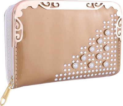 ILARTE Casual, Formal, Party Gold Clutch