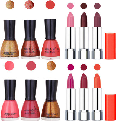 Aroma Care Wholesale Rate Combo of Nail Polish and Rythm Lipstick 218(Set of 12)
Aroma Care Wholesale Rate Combo of Nail Polish and Rythm Lipstick 218(Set of 12)