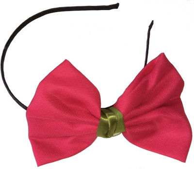 Viva Fashions Big Bow Hair Band(Pink)