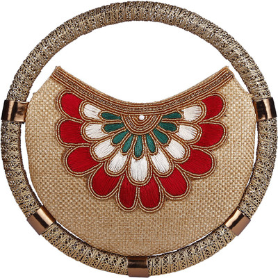 La Boemo Pouch Potli(Beige)