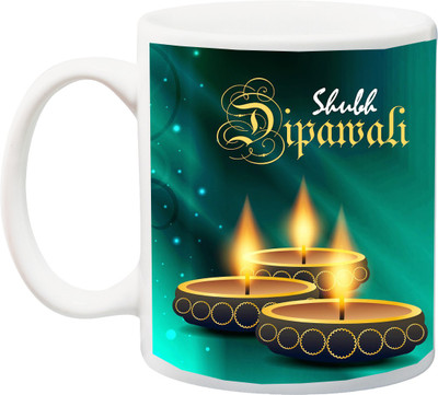 Stylotrendz Gifts for Diwali Shubh Dipawali Printed Ceramic Mug(325 ml), Multicolor
Stylotrendz Gifts for Diwali Shubh Dipawali Printed Ceramic Mug(325 ml), Multicolor