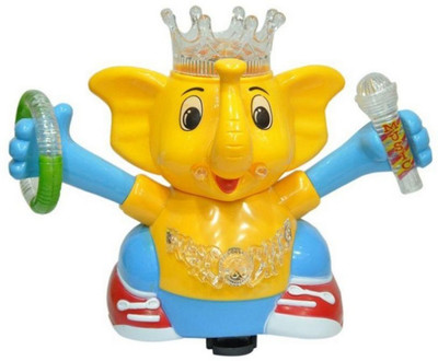 vbenterprise Multicolor Plastic Dancing Elephant(Multicolor)