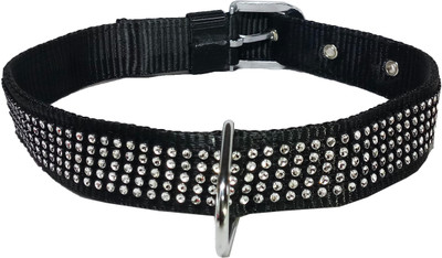 Petshop7 Export Quality & Stylish, Black Nylon Diamond Dog Collar - 1.25 Inch - - Neck Size (19.5- 24.5 inch) Dog Everyday Collar(, Black
Petshop7 Export Quality & Stylish, Black Nylon Diamond Dog Collar - 1.25 Inch - - Neck Size (19.5- 24.5 inch) Dog Everyday Collar(, Black