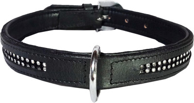 Petshop7 Export Quality Genuine Leather Dog Collar with Diamonds 1 "in" Black Dog Everyday Collar(, Black
Petshop7 Export Quality Genuine Leather Dog Collar with Diamonds 1 "in" Black Dog Everyday Collar(, Black