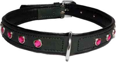 Petshop7 Export Quality Genuine Leather Dog Collar with Big Diamonds 1"in" Black Dog Everyday Collar(, Black
Petshop7 Export Quality Genuine Leather Dog Collar with Big Diamonds 1"in" Black Dog Everyday Collar(, Black