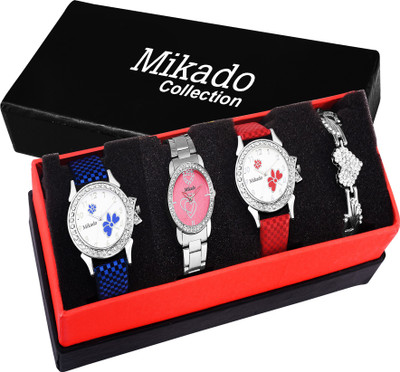Mikado Dezire Women watches collection for Casual and party wedding occasion(pack of 4) Watch - For Girls
Mikado Dezire Women watches collection for Casual and party wedding occasion(pack of 4) Watch - For Girls