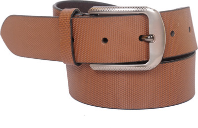 Naysa Men Casual Brown Genuine Leather Belt