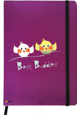 Hamee A5 Notebook(Birds Theme Designer Printed Purple Leather A5 Notebook - 200 pages, A5 size Chip The Sparrow, Purple)
Hamee A5 Notebook(Birds Theme Designer Printed Purple Leather A5 Notebook - 200 pages, A5 size Chip The Sparrow, Purple)